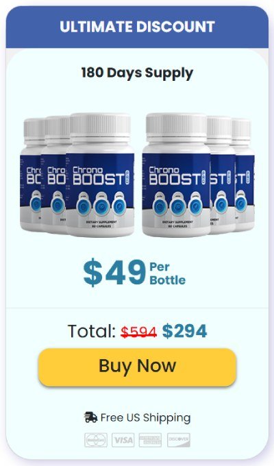 Chronoboost Pro 6 bottles sale best value